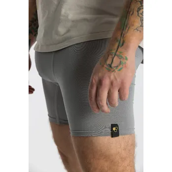 Boxerky GoldBee Boxerky Dlouhé Grey Barva: Grey, Velikost: M