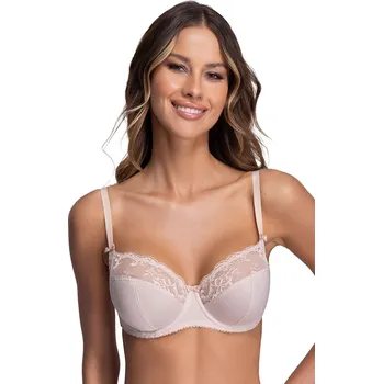 Dámské spodní prádlo Popdrsenka Ava 2111 Azalea Barva: Béžová, Velikost: 65J