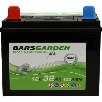 Autobaterie Bars Garden 12V 32Ah 400A U1 (Bars Garden 12V 32Ah U1 levá)