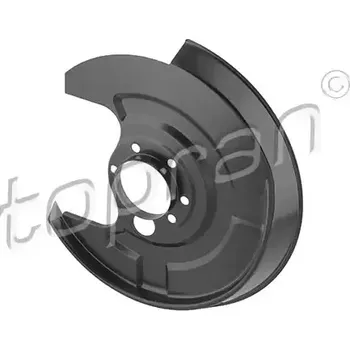 Brzdový kotouč TOPRAN Ochranný plech proti nečistotám brzdového kotouče TPR 117 957