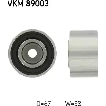 Rozvod motoru SKF Vratná/vodící kladka - ozubený řemen SK VKM89003