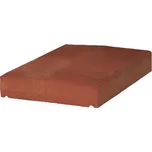 Stříška plotová hladká DITON průběžná 30 červená 300×400×55 mm