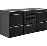 Polar barová chladicí skříň se 4 zásuvkami a prostorem na chlazení vína (na 8 lahví)