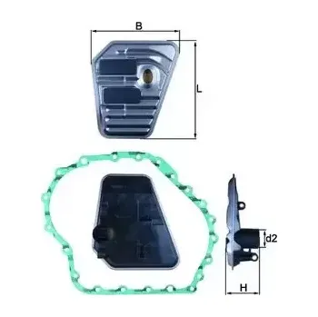 Hydraulický filtr KNECHT Hydraulický filtr automatické převodovky KNC HX 167D