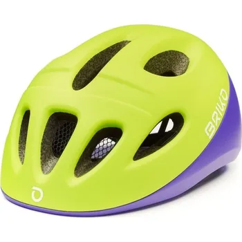 Cyklistická přilba Briko Fury Matt Yellow Fluo Violet 46-48 Dětská cyklistická helma