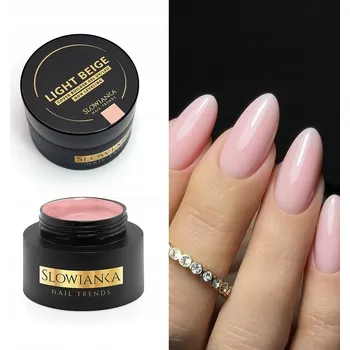 Lak na nehty Gel LIGHT BEIGE COVER - samovyrovnávací Slowianka Nail Trends 50g