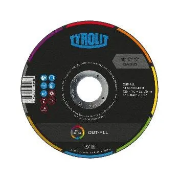Brusný kotouč TYROLIT řezný kotouč rovný Basic* Cut-All 125 x 1,0 mm tvar 41
