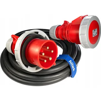elektrický kabel Prodlužovací Kabel silový 5x4 H07RN-F IP67 PCE 5P 400V gumový kabel OnPd 10m