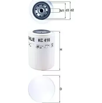 Palivový filtr MAHLE Palivový filtr MAO KC 416