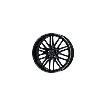 Alu kolo RIAL 9.0Jx20 H2 ET52 5x112x66.5 KIBOX diamantschwarz hornpoliert RL:1000kg RIAL 9x20 5x112 ET52.00 diamant-schw hpol