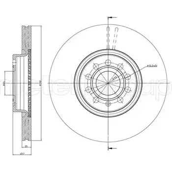Brzdový kotouč METELLI Brzdový kotouč - 312 mm MT 23-0840C