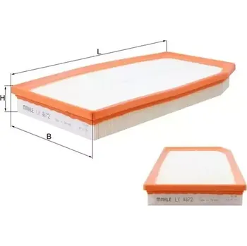 Vzduchový filtr KNECHT Vzduchový filtr KNC LX 4872