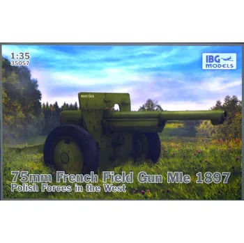 Plastikový model 1:35 75mm French Field Gun mle 1897, Polish Forces in the West