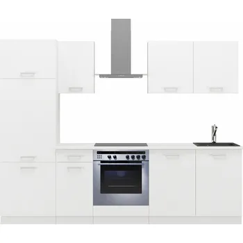 Kuchyňská linka Kuchyňská linka TONI 260 cm, Bílá/Bílá