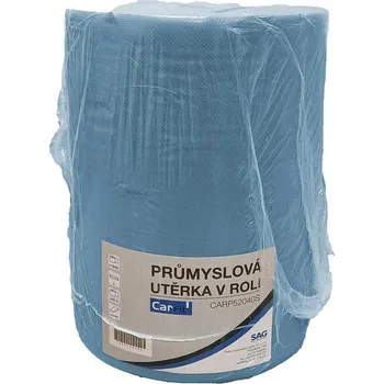 Utěrka Carfit 2-vrstvá průmyslová papírová utěrka v roli 40x37 cm, délka 400m, 1000 útržků CRF CARP52040S