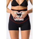 GoldBee Krátké Kraťásky Stahující Celé Břicho Black Barva: Black, Velikost: XS