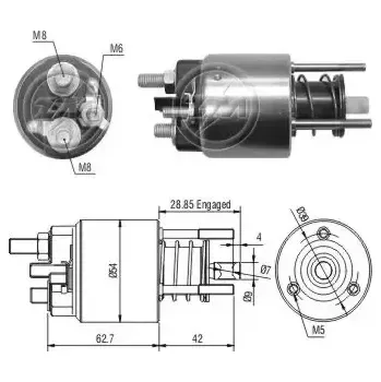 Startér ERA Elektromagnetický spínač startéru ERA ZM3395