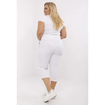 Dámské kalhoty New Fashion AT SP 845 64 Bílé Kalhoty Velikost 44