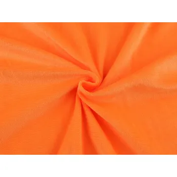 Minky hladké / JEMNÝ PLYŠ SAN METRÁŽ - 24 (25) oranžová