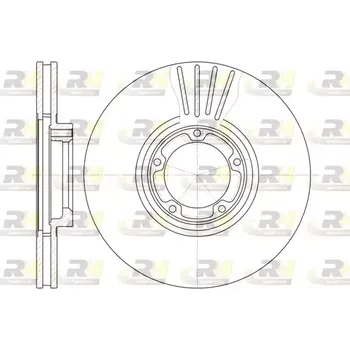 Brzdový kotouč ROADHOUSE Brzdový kotouč - 254 mm RDH 6518.10