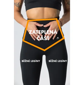 Dámské legíny GoldBee Legíny Proti Bolestivé Menstruaci Lycra Black Barva: Black, Velikost: S