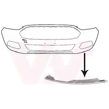 Blatník karosérie VAN WEZEL Spoiler VAW 1883503