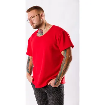 Pánské tričko GoldBee Pánské Teplé Tričko Red Barva: Red, Velikost: L