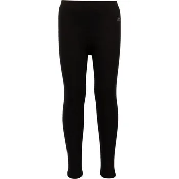 Dívčí legíny TRESPASS Dětské legíny s podšívkou 9 LET ČERNÁ