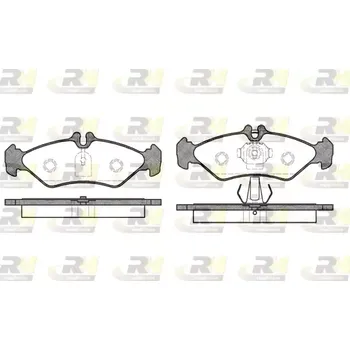 Brzdová destička ROADHOUSE Sada brzdových destiček RDH 2579.00