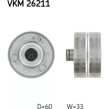 Rozvod motoru SKF Vratná/vodící kladka - ozubený řemen SK VKM26211