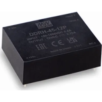 Stavebniny Mean Well DDRH-45-12P Měnič DC/DC 12V