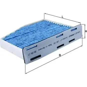 Kabinový filtr MAHLE Filtr vzduchu v interiéru MAO LAO 181