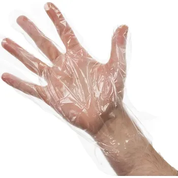 Rukavice na úklid No Brand Jednorázové rukavice čiré 100 ks