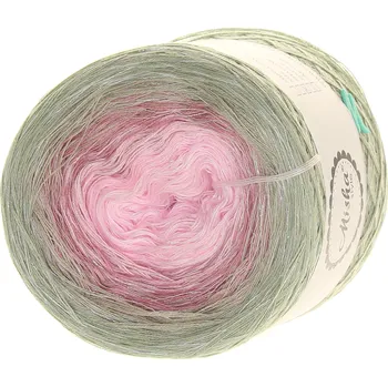 Příze Ledové objetí bílý lunární lurex- nitka 1000 m - Misha style příze