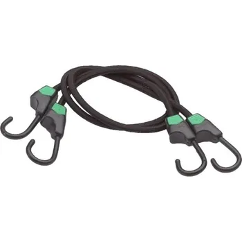 Upínací popruh Gumové popruhy HANDIWORLD HANDIBUNGEE 2KS UNI Černá