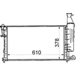 LKQ Chladič vody 16.24.500
