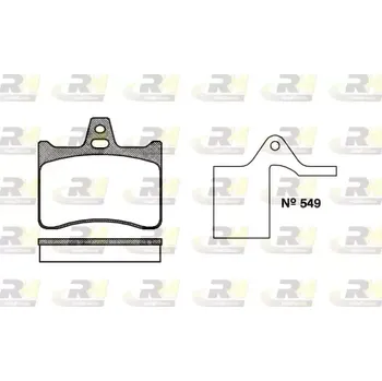 Brzdová destička ROADHOUSE Sada brzdových destiček RDH 2088.10