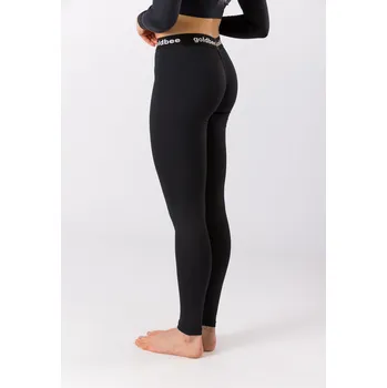 Dámské legíny GoldBee Legíny Black Logo BeOne Lycra Black Barva: Black, Velikost: M