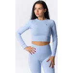 GoldBee Crop-Top BeClassic Baby Blue Barva: Baby Blue, Velikost: XS