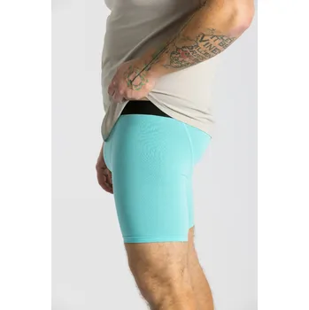 Boxerky GoldBee Boxerky Dlouhé Turquoise Barva: Turquoise, Velikost: S