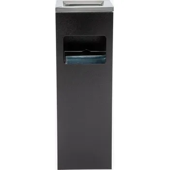 Odpadkový koš Bolero čtverhranný odpadkový koš na cigarety