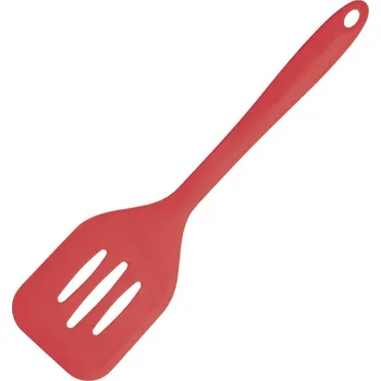 Obracečka Kitchen Craft pružná děrovaná obracečka silikonová červená 31cm