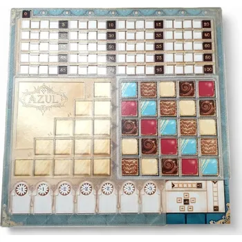 Příslušenství k deskovým hrám MitroCZECH Overlay pro Azul Barva: Transparentní, Množství: 1 sada