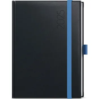 Diář David Reno A5 Denní 2025 černá