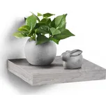 Homea Nástěnná police OAK, MDF, 25 cm