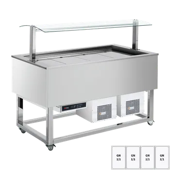 Bufet chlazený GN 4-1/1 RAL | REDFOX - ES BLUE+ 4R