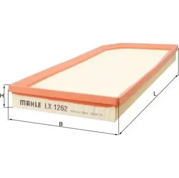 Vzduchový filtr MAHLE Vzduchový filtr MAO LX 1262