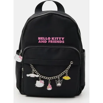 Městský batoh Sinsay - Batoh s řetízkem a přívěsky Hello Kitty - černá - 7971A-99X - 7971A-99X-ONE