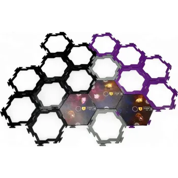 Příslušenství k deskovým hrám MitroCZECH Mřížka pro hexové díly mapy ze hry Eclipse Barva: Černá, Množství: 1 set