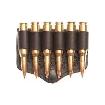 Příslušenství pro sportovní střelbu Pouzdro na náboje kulové - otevřené hnědá